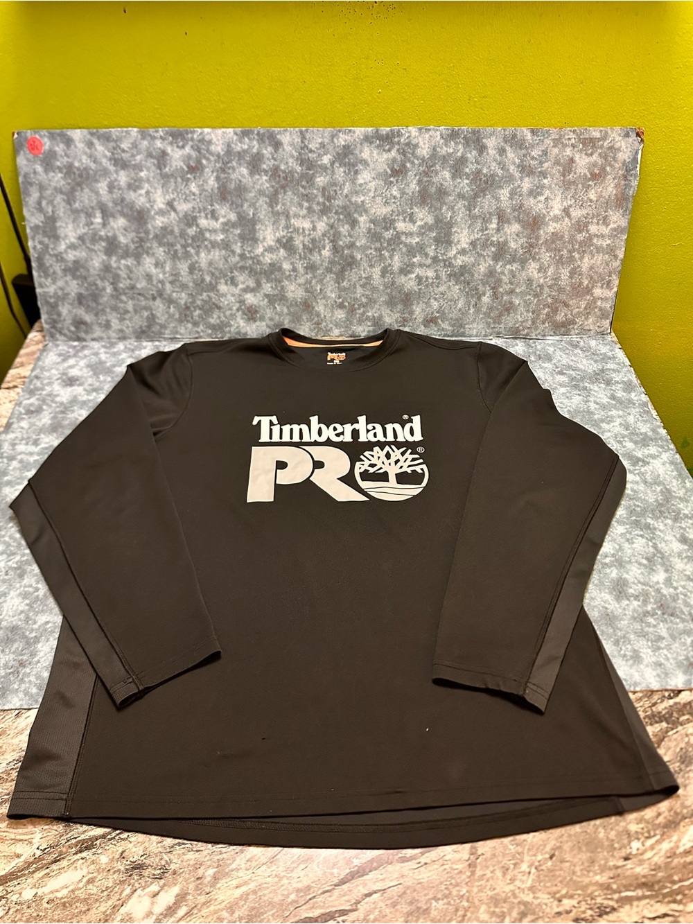 Timberland PRO Men's Black Long-Sleeve Logo Shirt XL